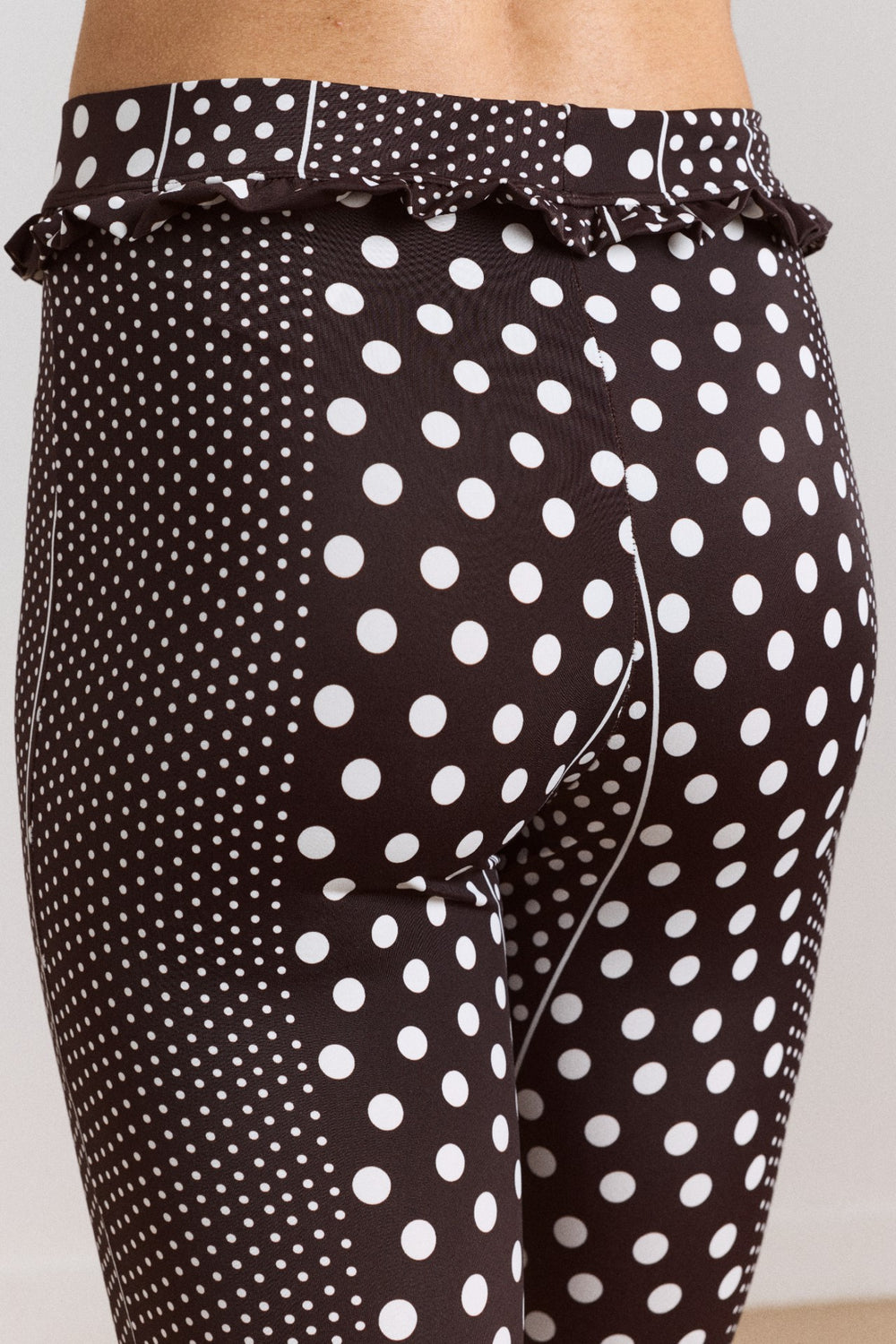Damson Madder cove capri pant - spot stripe print