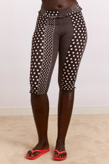Damson Madder cove capri pant - spot stripe print
