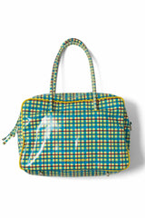 Damson Madder truro coated holdall - zesty check