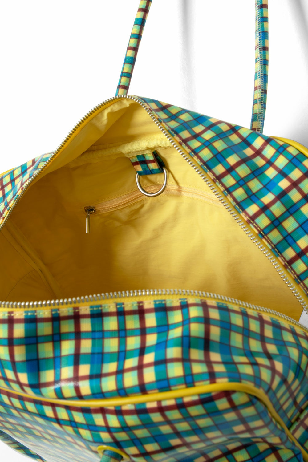 Damson Madder truro coated holdall - zesty check