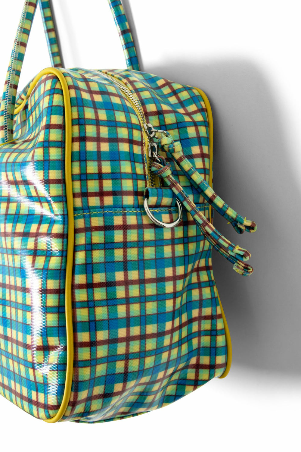 Damson Madder truro coated holdall - zesty check