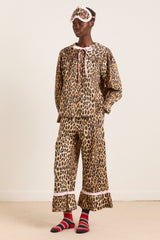 Damson Madder felice pj set - leopard