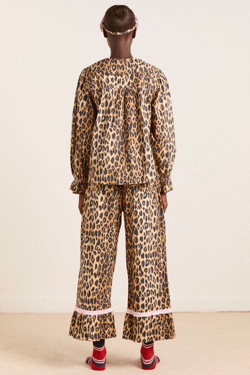 Damson Madder felice pj set - leopard