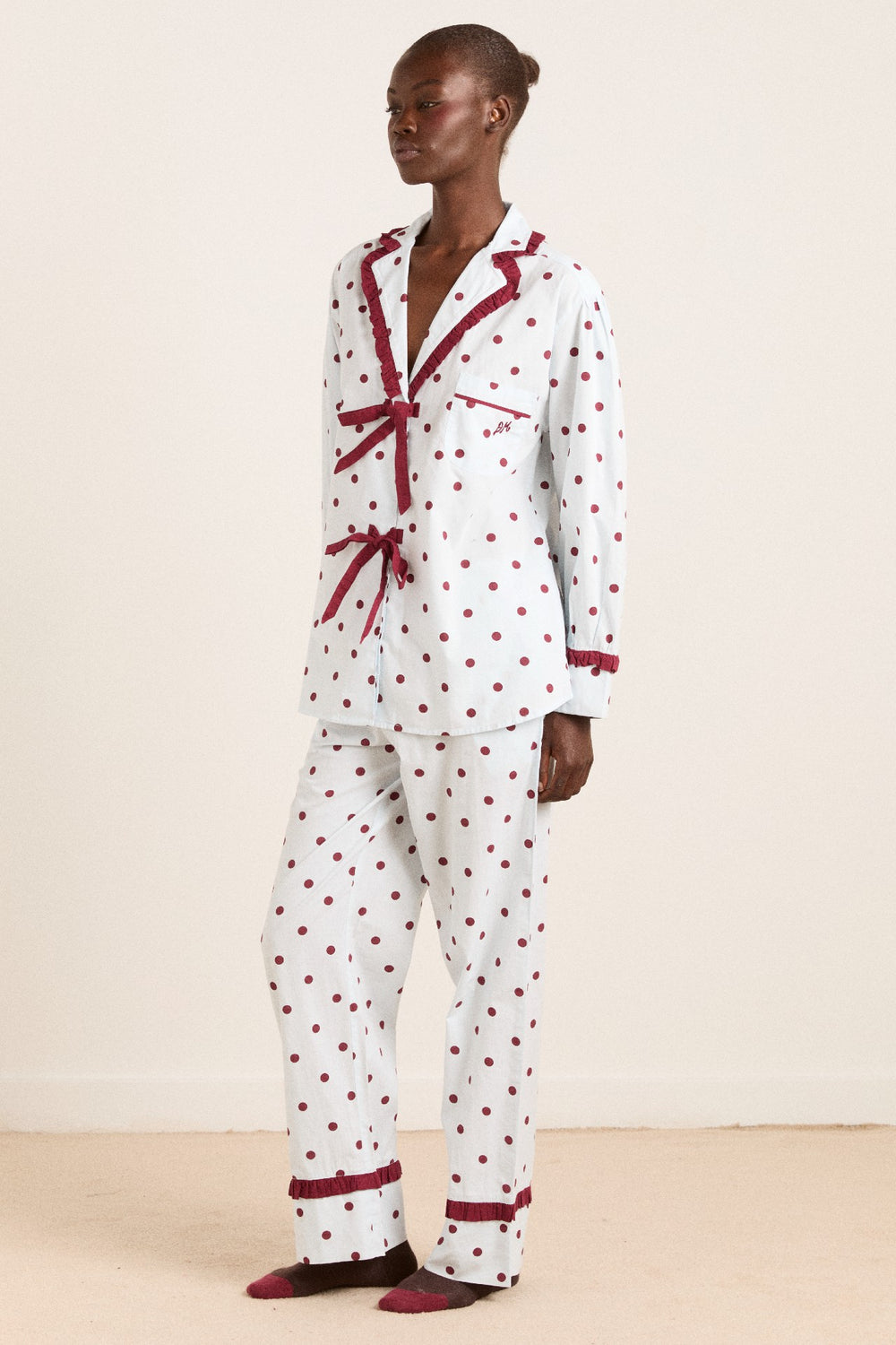 Damson Madder antonella pj set - polka dot