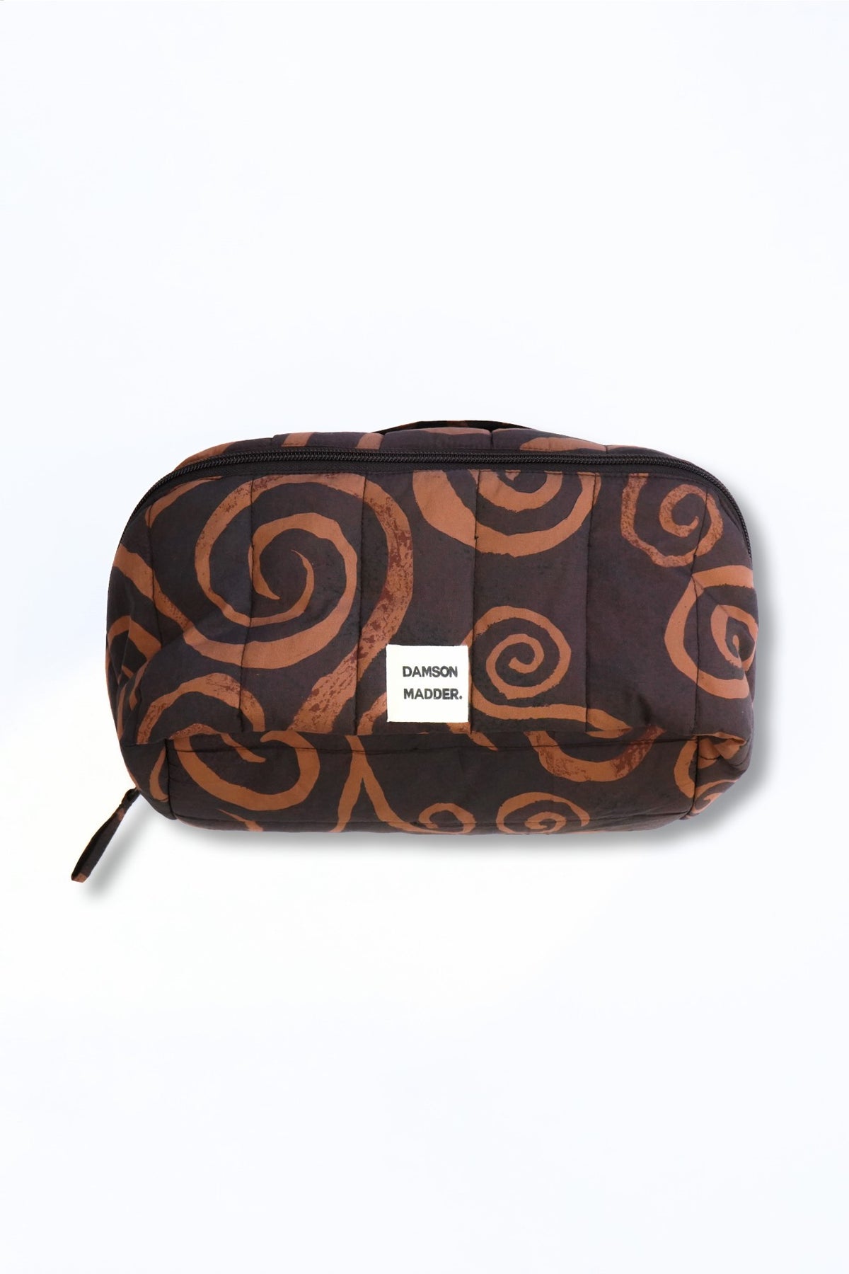 Damson Madder large wash bag - swirl print