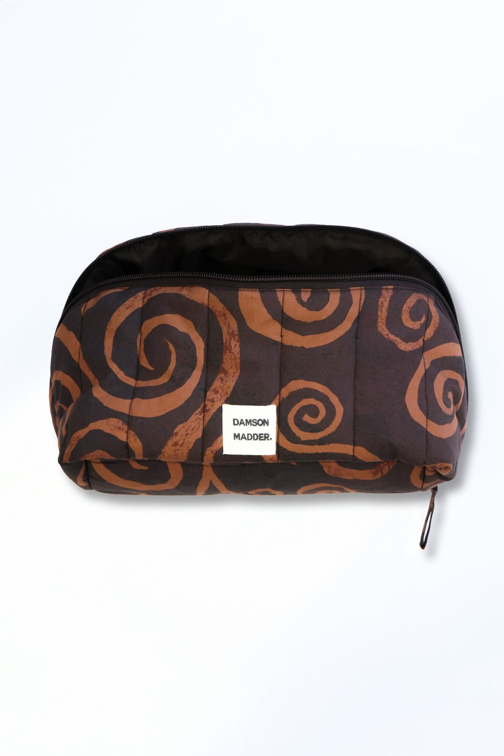 Damson Madder large wash bag - swirl print