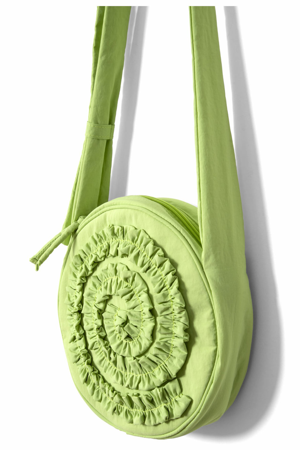 Damson Madder rae circle swirl bag - celery