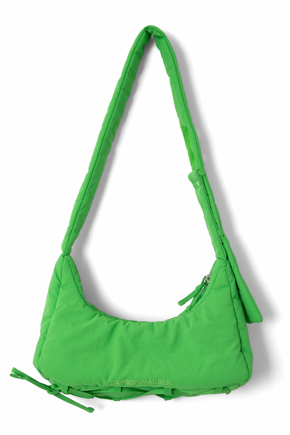 Damson Madder puffy saz bag - green