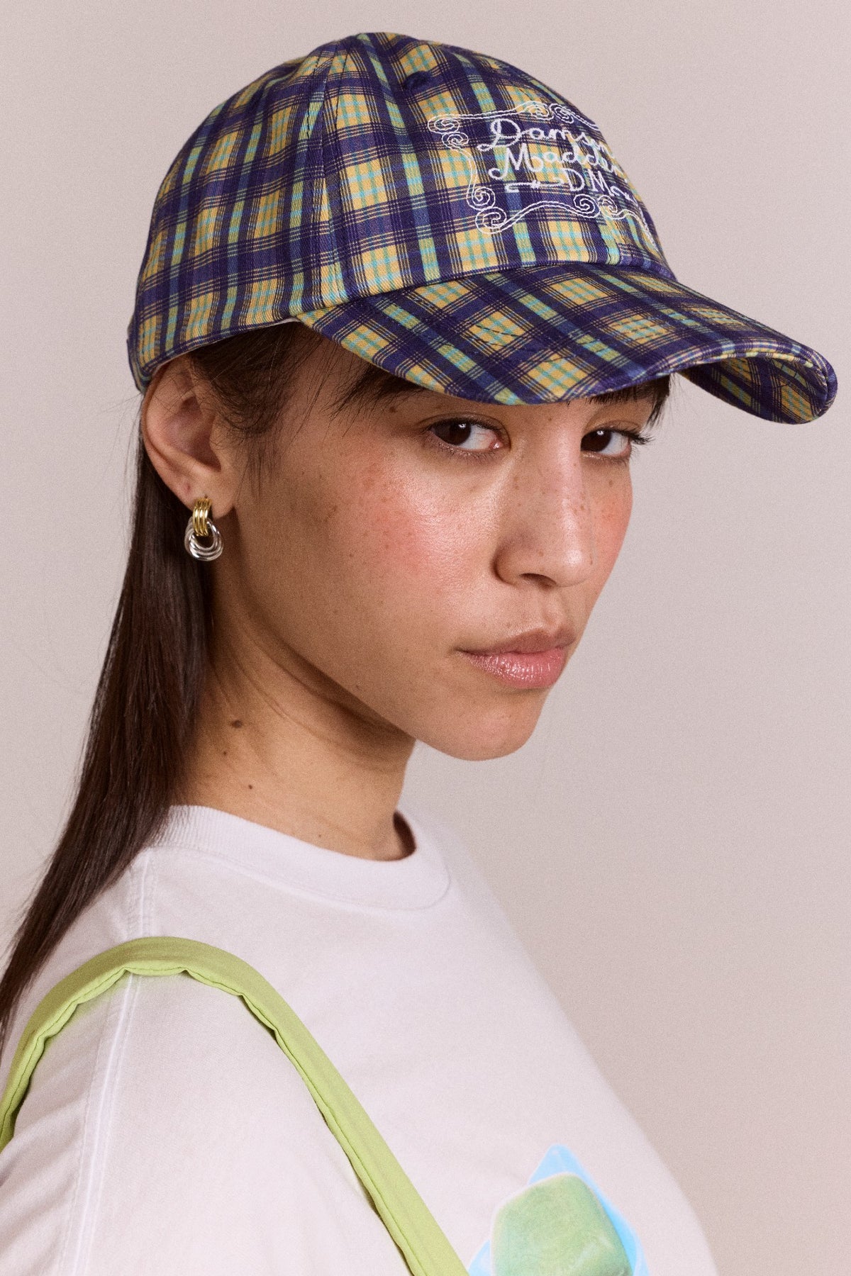 Damson Madder damson madder cap - tomboy check