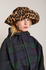 Damson Madder leopard print sunhat