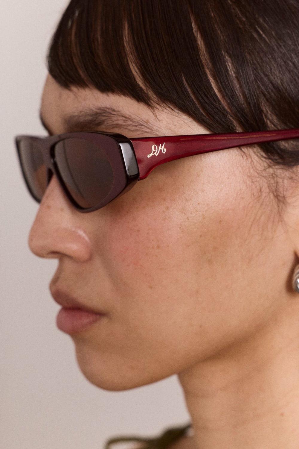 Damson Madder mateo sporty sunglasses - metallic plum