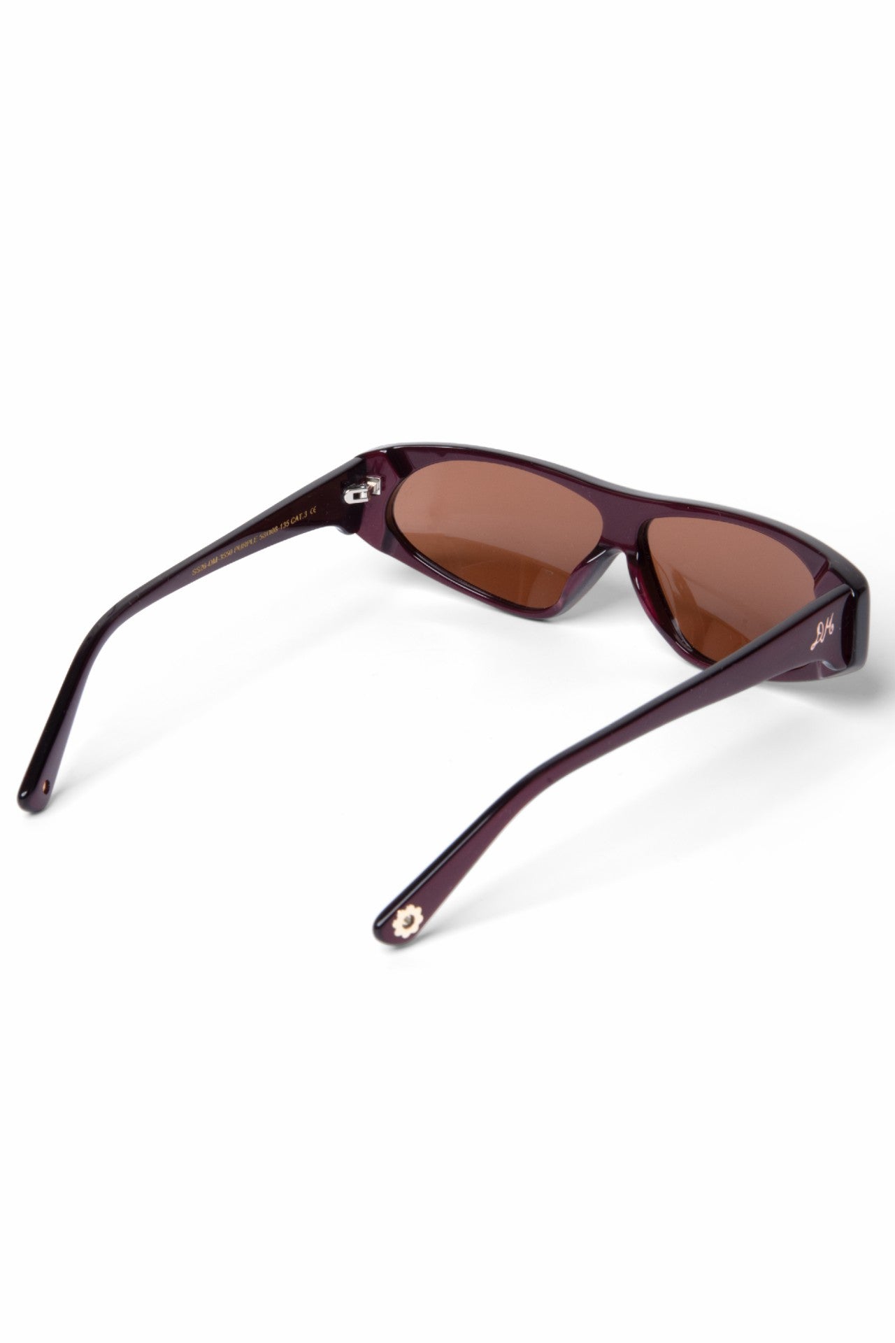 Damson Madder mateo sporty sunglasses - metallic plum