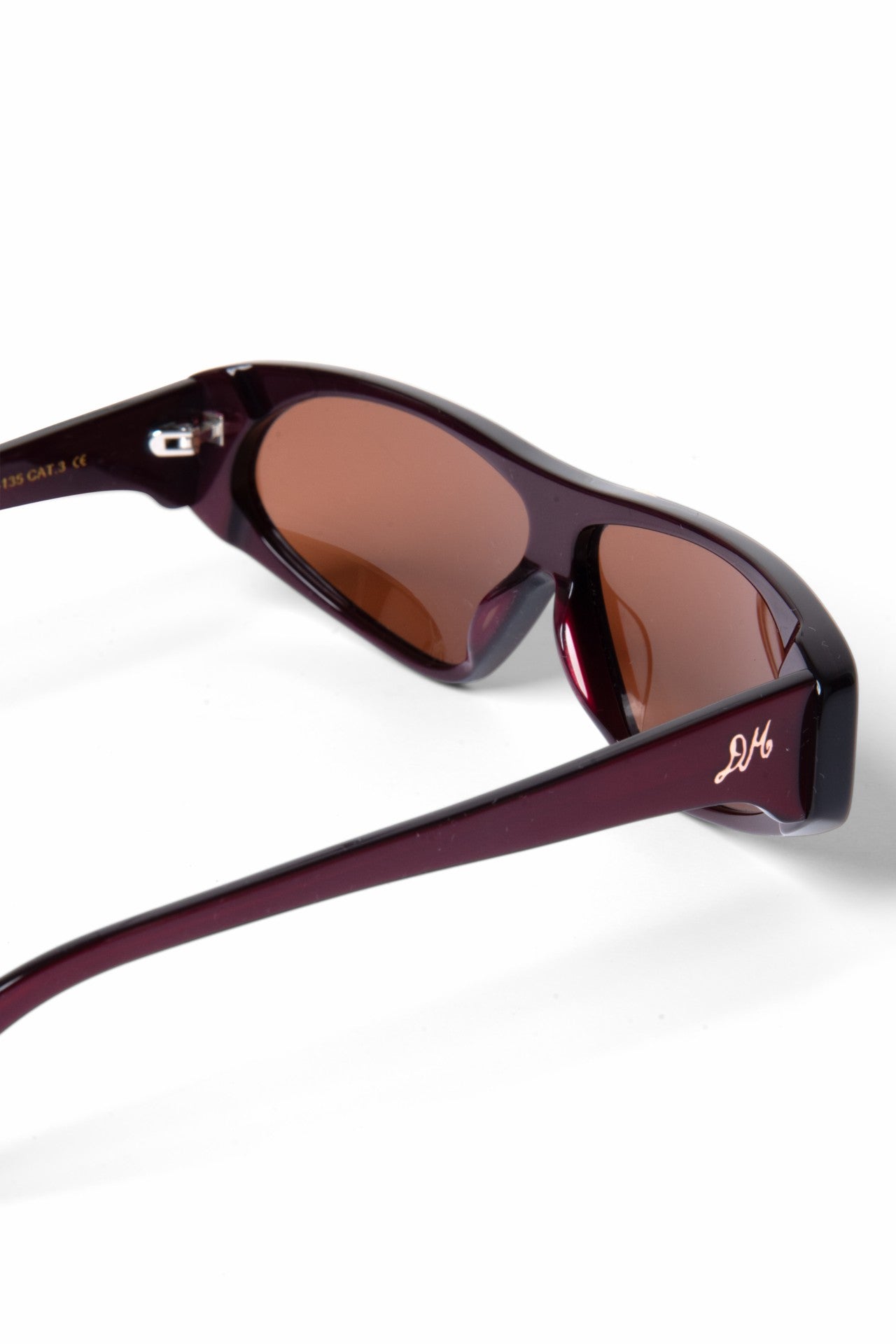 Damson Madder mateo sporty sunglasses - metallic plum