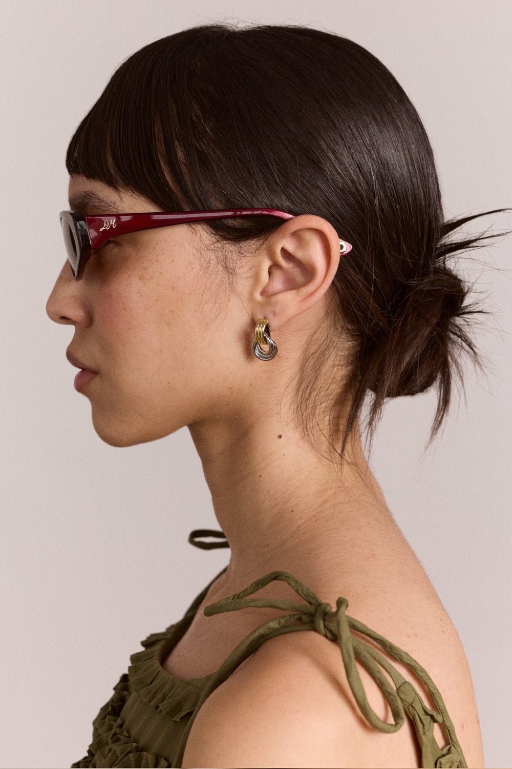 Damson Madder mateo sporty sunglasses - metallic plum