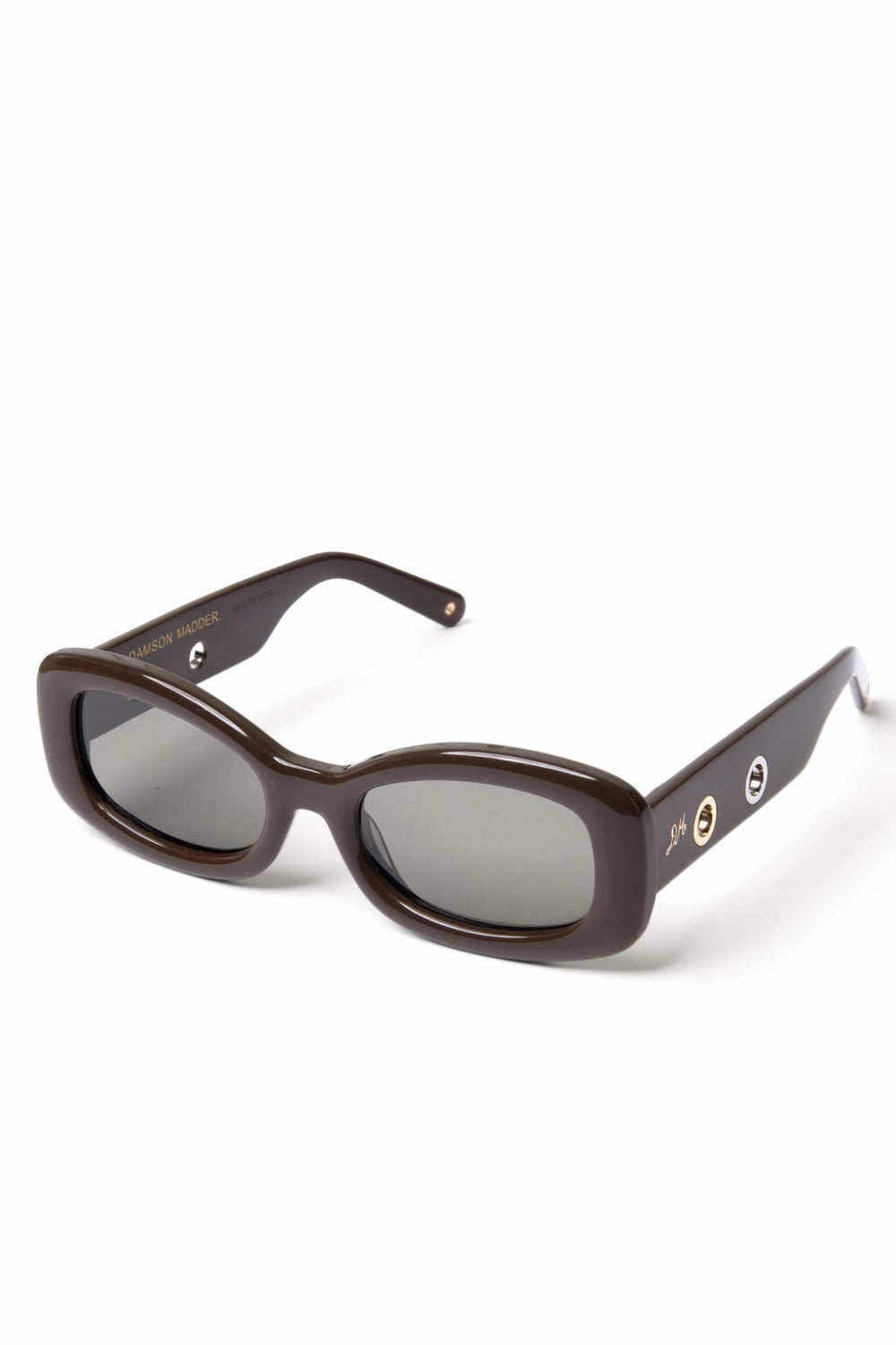 Damson Madder faye eyelet sunglasses - chocolate