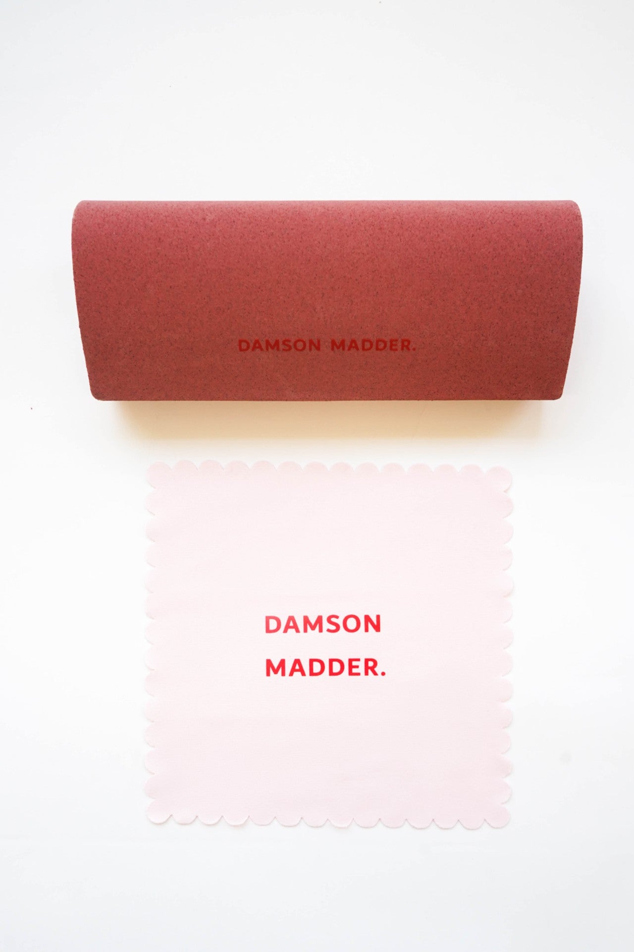 Damson Madder slim oval sunglasses with wavy temple in tort