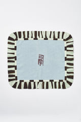Damson Madder set of placemats - blue/green