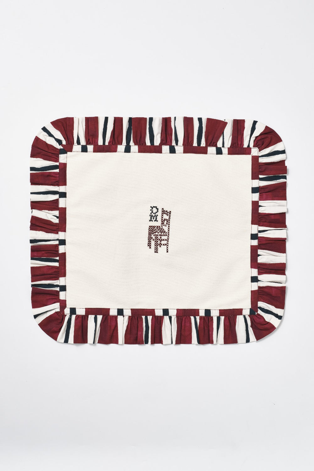 Damson Madder set of 2 placemats - off white