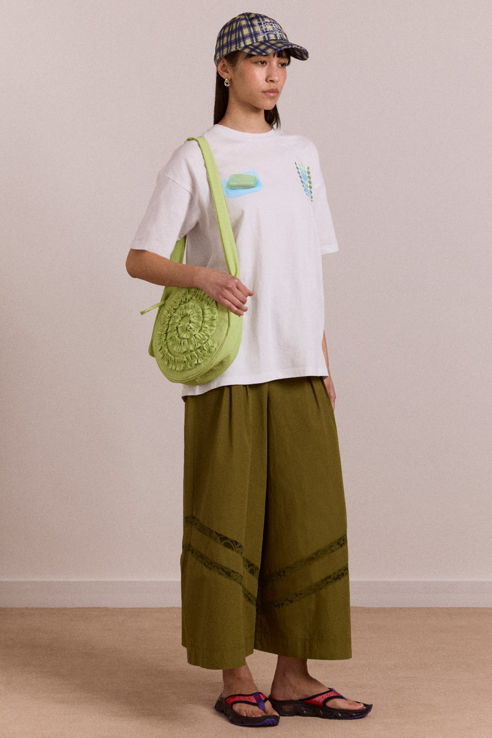 Damson Madder savon graphic tee - white