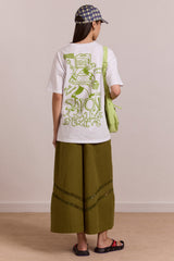 Damson Madder savon graphic tee - white