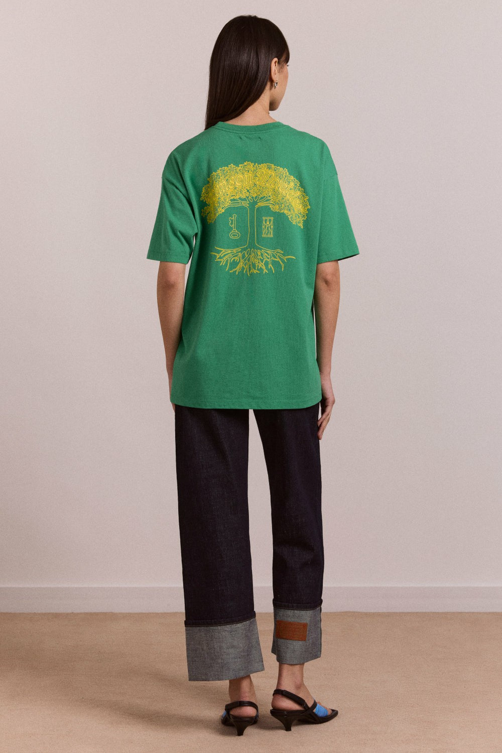 Damson Madder daily rituals graphic tee - green