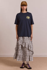 Damson Madder miraculous garden - navy t-shirt