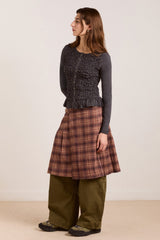 Damson Madder peggy smocked cardi - blue stripe