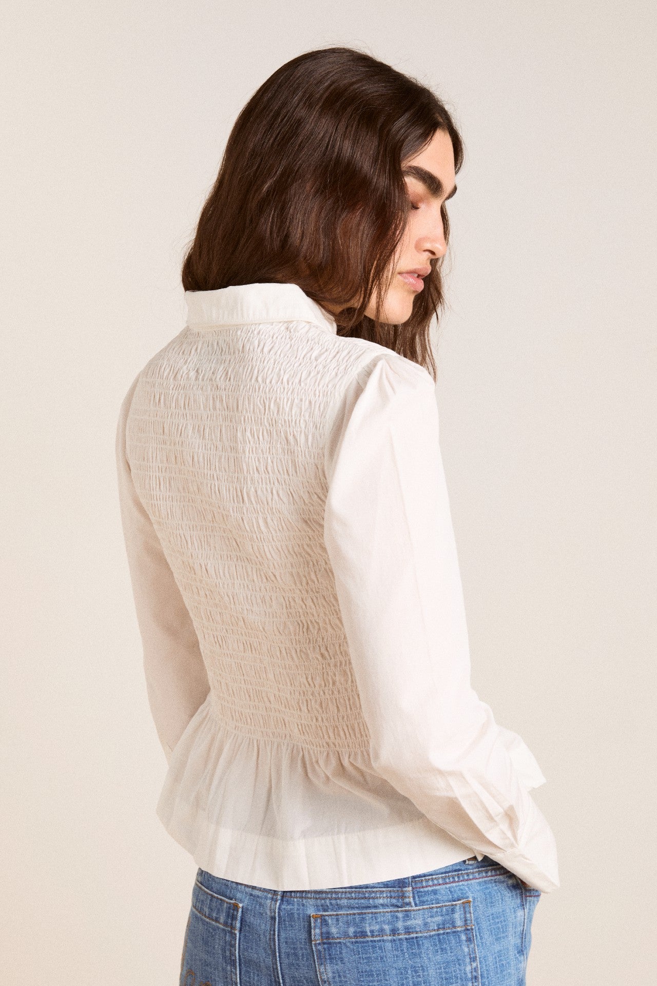 Damson Madder hazel shirt white