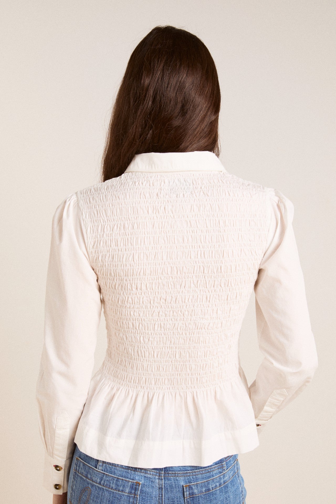 Damson Madder hazel shirt white