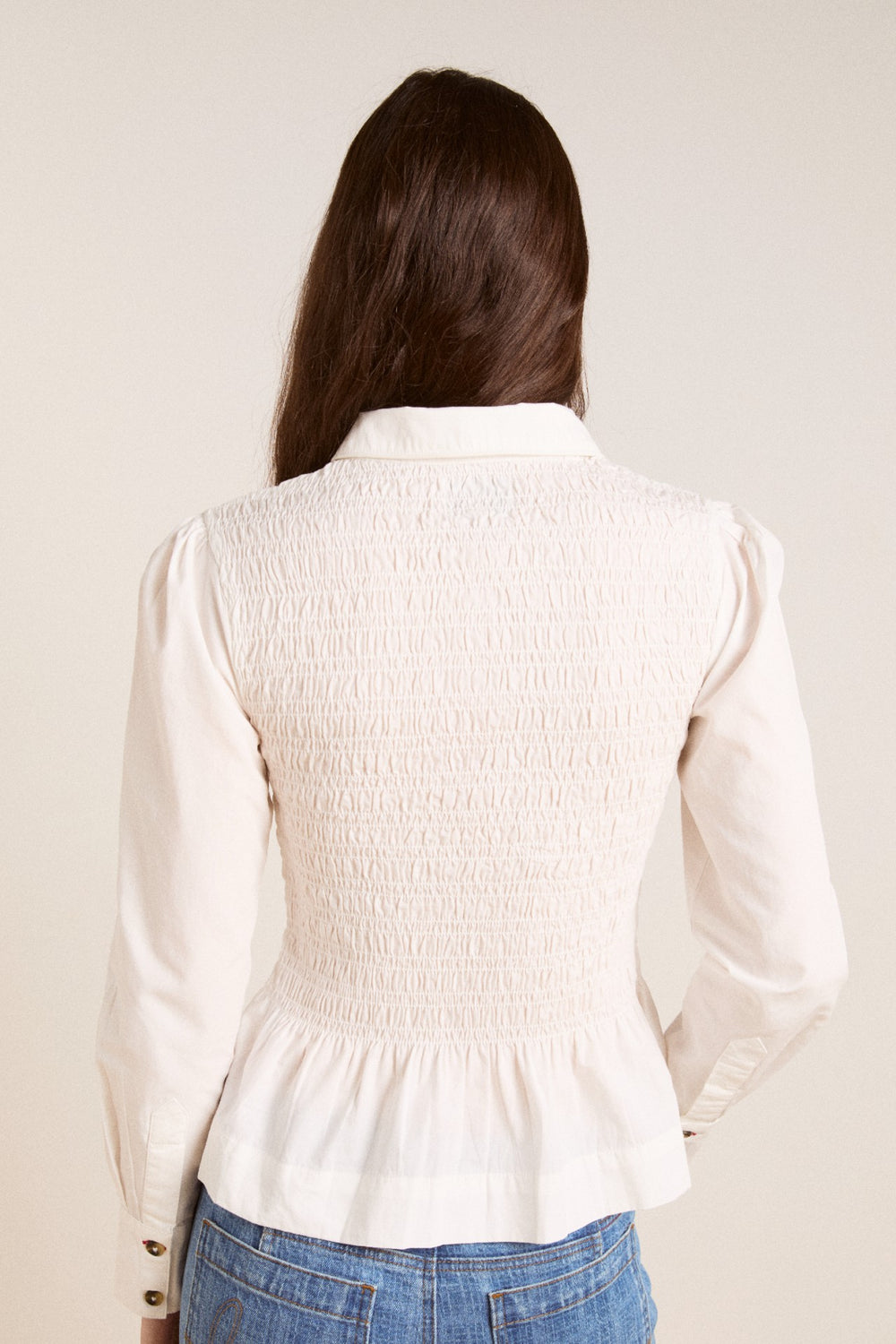 Damson Madder hazel shirt white