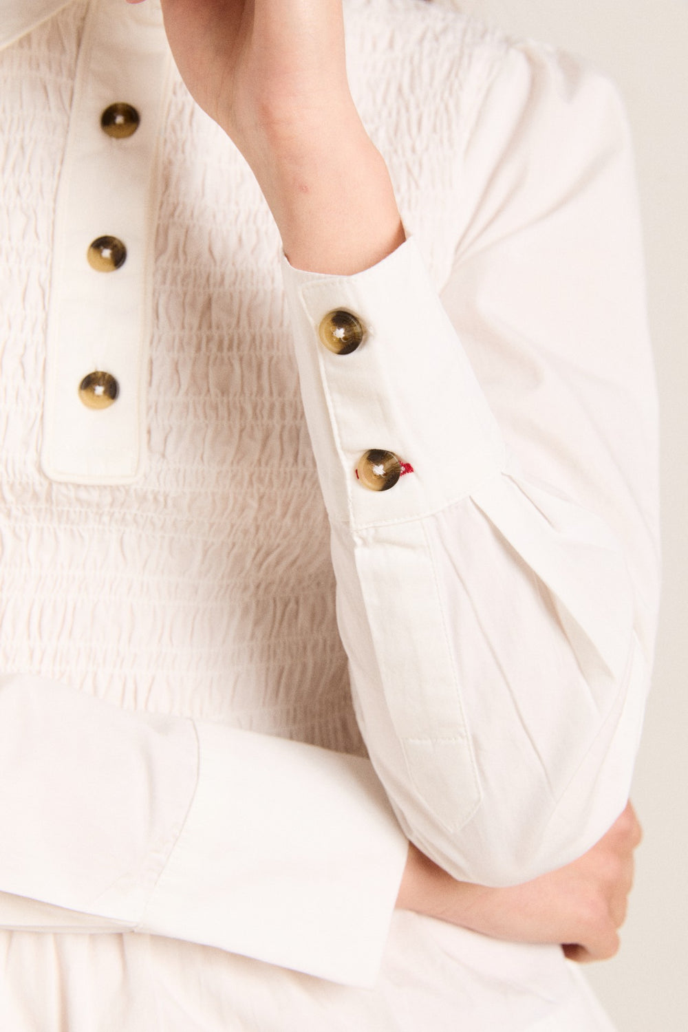 Damson Madder hazel shirt white
