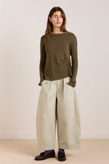 Damson Madder raelynn tee - green stripe