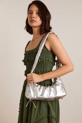 Damson Madder puffy saz bag - silver